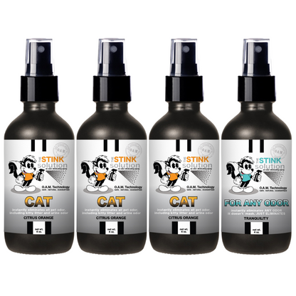 Buy 3 Get 1 FREE - Pet Sampler Set 4 oz Odor Eliminating Sprays