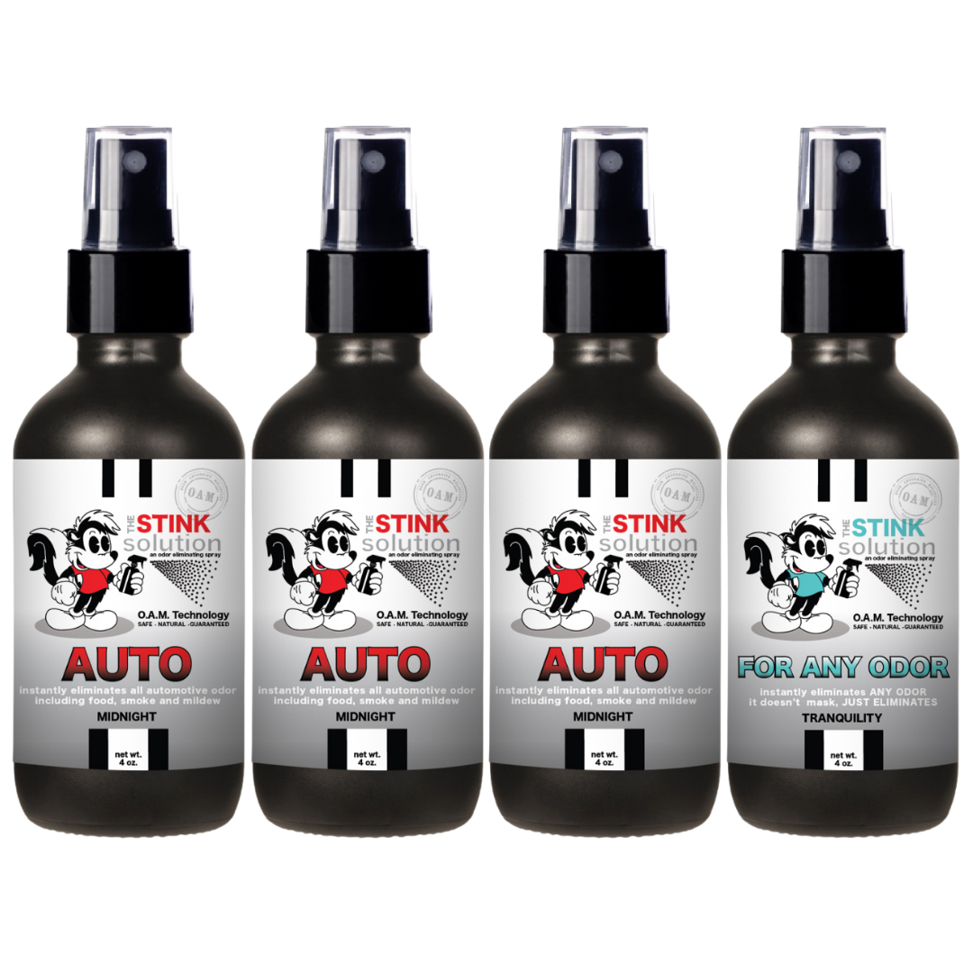 Buy 3 Get 1 FREE - Auto Sampler Set 4 oz Odor Eliminating Sprays