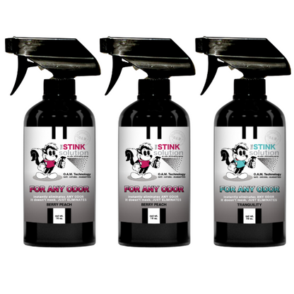 Three Pack - Three For Any Odor Eliminating Sprays of Choice 16 oz