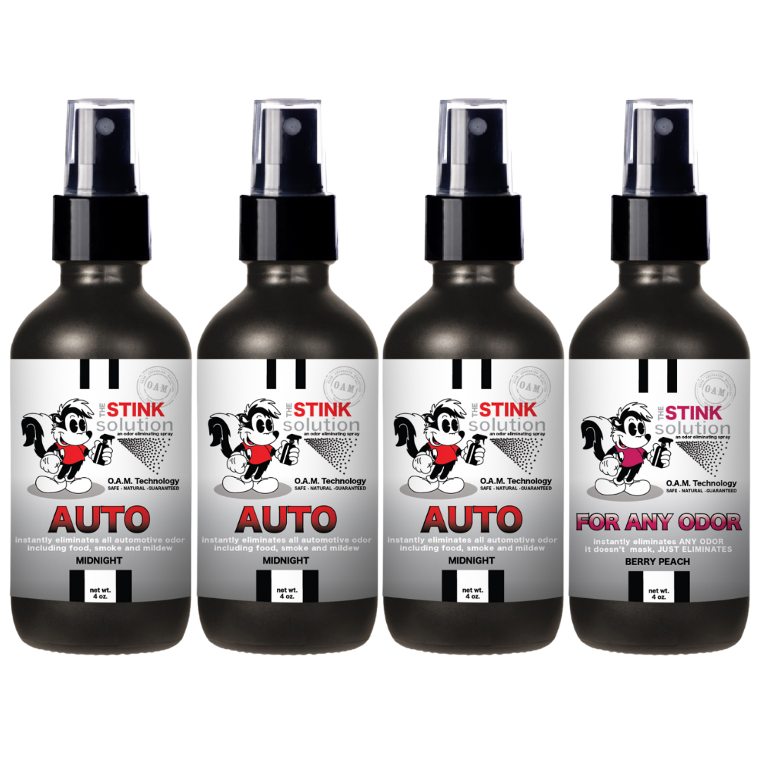 Natural, safe, non-toxic, enzyme-free odor eliminating spray. Multi-purpose use for any odor: smoke, urine, food, sweat, and more. Safe to spray anywhere: homes, cars, furniture, bathroom, carpet, and more.