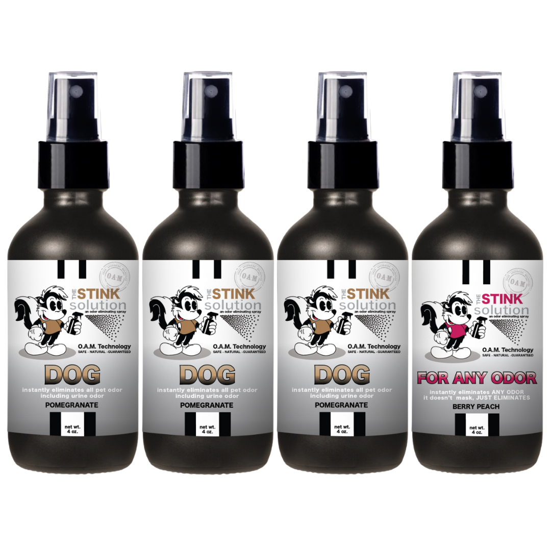 Buy 3 Get 1 FREE - Pet Sampler Set 4 oz Odor Eliminating Sprays