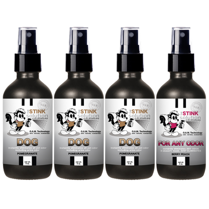 Buy 3 Get 1 FREE - Pet Sampler Set 4 oz Odor Eliminating Sprays