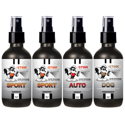 Buy 3 Get 1 FREE - Sport Sampler Set 4 oz Odor Eliminating Sprays