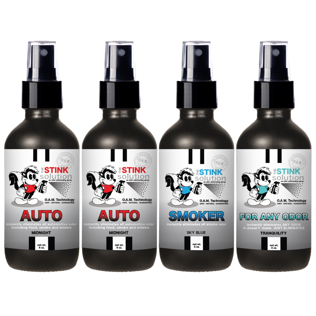 Buy 3 Get 1 FREE - Auto Sampler Set 4 oz Odor Eliminating Sprays