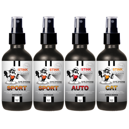 Buy 3 Get 1 FREE - Sport Sampler Set 4 oz Odor Eliminating Sprays