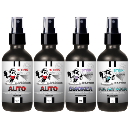 Buy 3 Get 1 FREE - Auto Sampler Set 4 oz Odor Eliminating Sprays