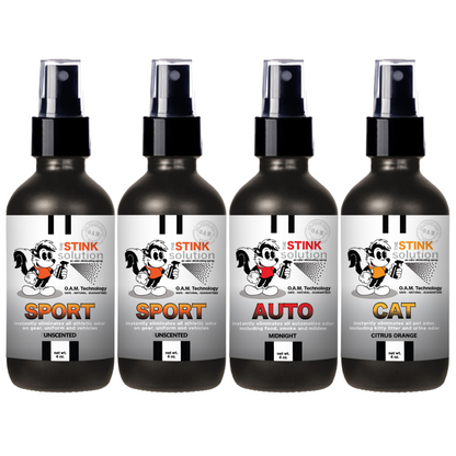 Buy 3 Get 1 FREE - Sport Sampler Set 4 oz Odor Eliminating Sprays