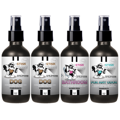 Buy 3 Get 1 FREE - Pet Sampler Set 4 oz Odor Eliminating Sprays
