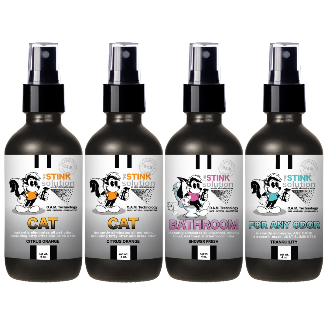 Buy 3 Get 1 FREE - Pet Sampler Set 4 oz Odor Eliminating Sprays