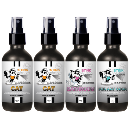 Buy 3 Get 1 FREE - Pet Sampler Set 4 oz Odor Eliminating Sprays