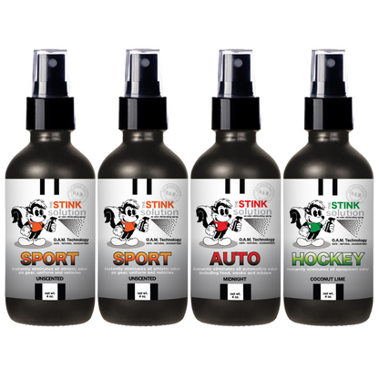 Buy 3 Get 1 FREE - Sport Sampler Set 4 oz Odor Eliminating Sprays