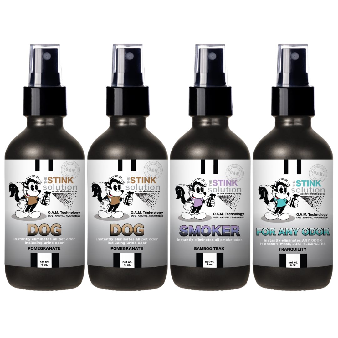 Buy 3 Get 1 FREE - Pet Sampler Set 4 oz Odor Eliminating Sprays