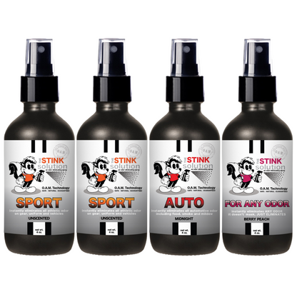 Buy 3 Get 1 FREE - Sport Sampler Set 4 oz Odor Eliminating Sprays