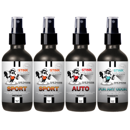 Buy 3 Get 1 FREE - Sport Sampler Set 4 oz Odor Eliminating Sprays