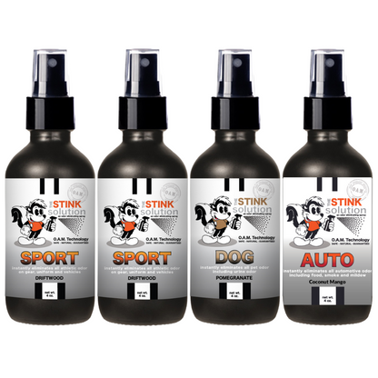 Buy 3 Get 1 FREE - Sport Sampler Set 4 oz Odor Eliminating Sprays