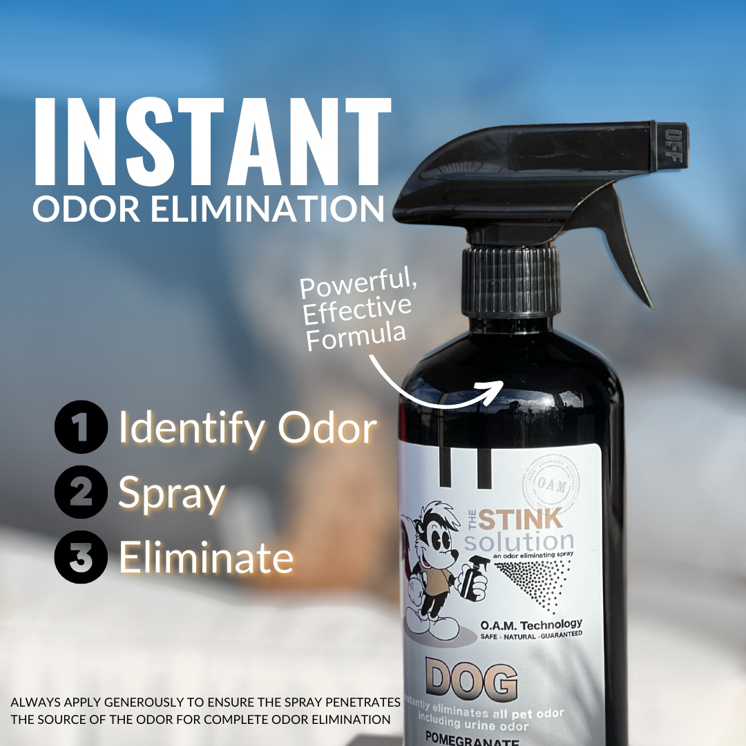 Natural, safe, non-toxic, enzyme-free odor eliminating spray. Multi-purpose use for any odor: smoke, urine, food, sweat, and more. Safe to spray anywhere: homes, cars, furniture, bathroom, carpet, and more.