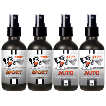 Buy 3 Get 1 FREE - Sport Sampler Set 4 oz Odor Eliminating Sprays
