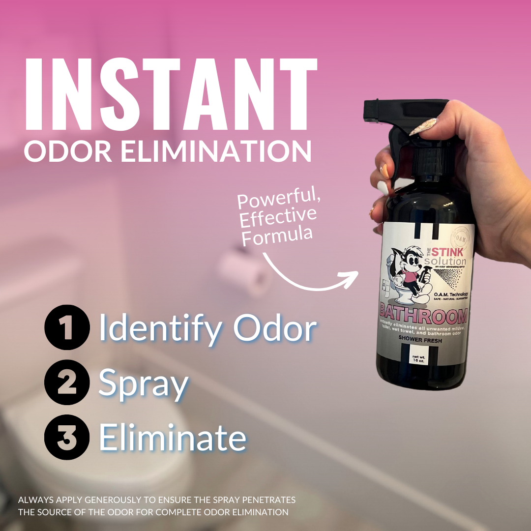 Natural, safe, non-toxic, enzyme-free odor eliminating spray. Multi-purpose use for any odor: smoke, urine, food, sweat, and more. Safe to spray anywhere: homes, cars, furniture, bathroom, carpet, and more.