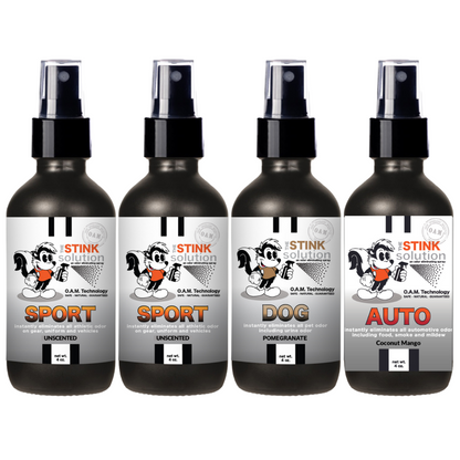 Buy 3 Get 1 FREE - Sport Sampler Set 4 oz Odor Eliminating Sprays