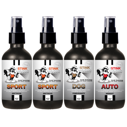 Buy 3 Get 1 FREE - Sport Sampler Set 4 oz Odor Eliminating Sprays
