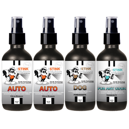 Buy 3 Get 1 FREE - Auto Sampler Set 4 oz Odor Eliminating Sprays