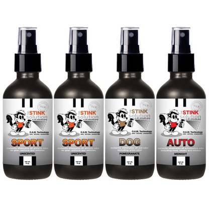 Buy 3 Get 1 FREE - Sport Sampler Set 4 oz Odor Eliminating Sprays