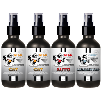 Buy 3 Get 1 FREE - Pet Sampler Set 4 oz Odor Eliminating Sprays