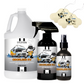 Triple Pack Odorless RV Odor Eliminating Spray in Open Road Gallon, 16 oz. and 4 oz Bundle + 2 FREE Car Air Fresheners