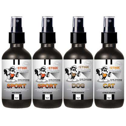 Buy 3 Get 1 FREE - Sport Sampler Set 4 oz Odor Eliminating Sprays