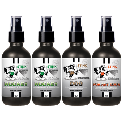 Buy 3 Get 1 FREE - Hockey Sampler Set 4 oz Odor Eliminating Sprays