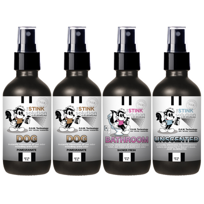 Buy 3 Get 1 FREE - Pet Sampler Set 4 oz Odor Eliminating Sprays