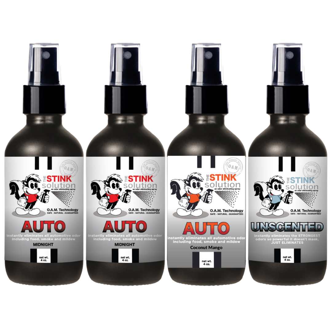 Buy 3 Get 1 FREE - Auto Sampler Set 4 oz Odor Eliminating Sprays