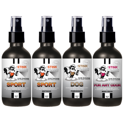 Buy 3 Get 1 FREE - Sport Sampler Set 4 oz Odor Eliminating Sprays
