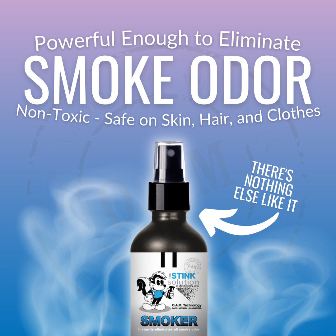 Double Pack - One Smoker Sky Blue, One Unscented 16 oz Sprays | Odor Eliminating Spray