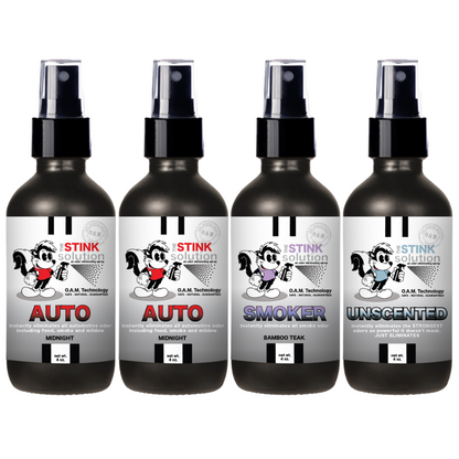 Buy 3 Get 1 FREE - Auto Sampler Set 4 oz Odor Eliminating Sprays