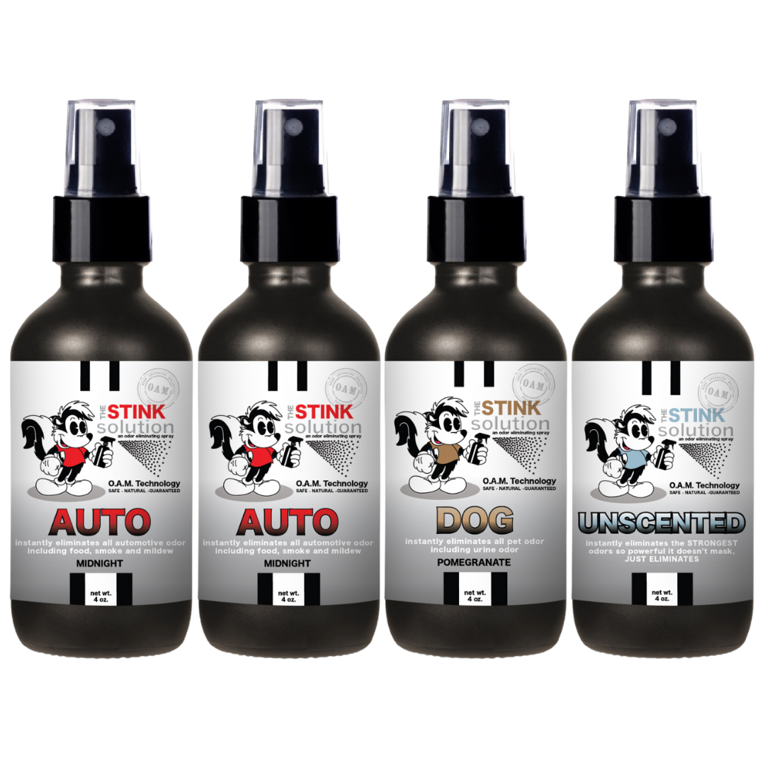 Buy 3 Get 1 FREE - Auto Sampler Set 4 oz Odor Eliminating Sprays