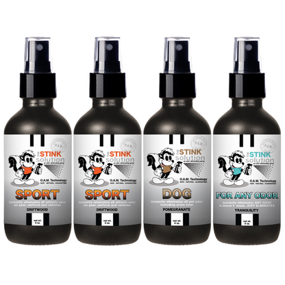Buy 3 Get 1 FREE - Sport Sampler Set 4 oz Odor Eliminating Sprays