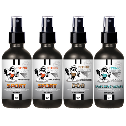 Buy 3 Get 1 FREE - Sport Sampler Set 4 oz Odor Eliminating Sprays
