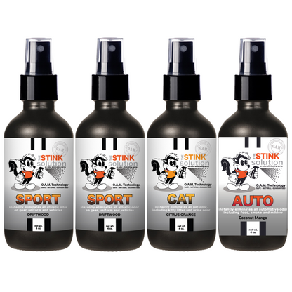 Buy 3 Get 1 FREE - Sport Sampler Set 4 oz Odor Eliminating Sprays