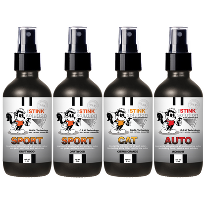 Buy 3 Get 1 FREE - Sport Sampler Set 4 oz Odor Eliminating Sprays