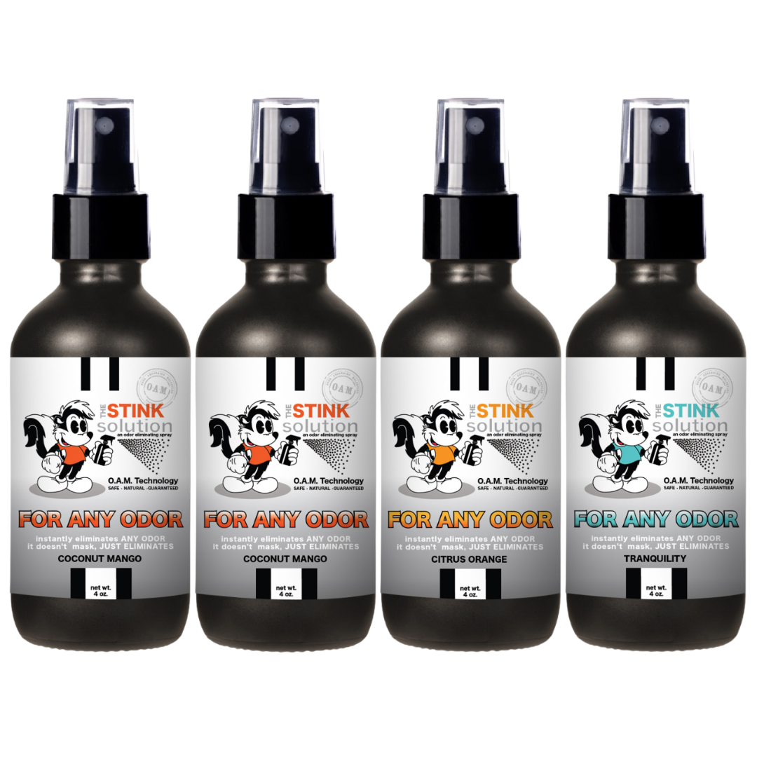 Buy 3 Get 1 FREE - Sampler Set 4 oz For Any Odor Eliminating Sprays