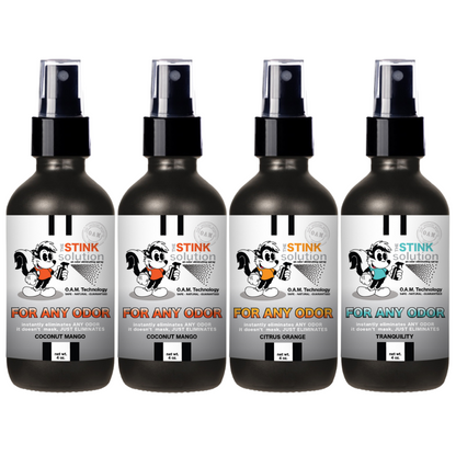Buy 3 Get 1 FREE - Sampler Set 4 oz For Any Odor Eliminating Sprays