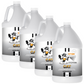 Gallon Refills 4 Pack - Cat Odor Eliminating Spray in Citrus Orange Fragrance