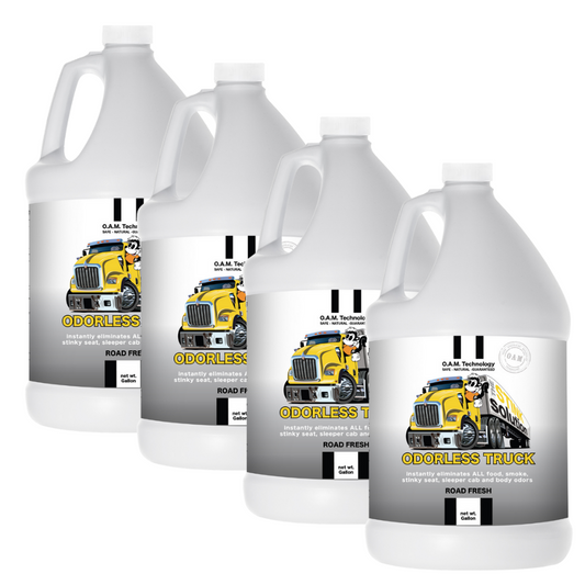 Gallon Refills 4 Pack - Odorless Trucker Odor Eliminating Spray