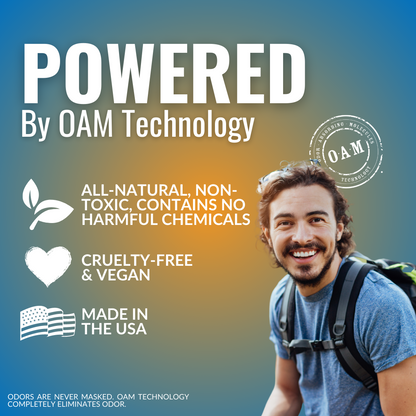 Natural, safe, non-toxic, enzyme-free odor eliminating spray. Multi-purpose use for any odor: smoke, urine, food, sweat, and more. Safe to spray anywhere: homes, cars, furniture, bathroom, carpet, and more.