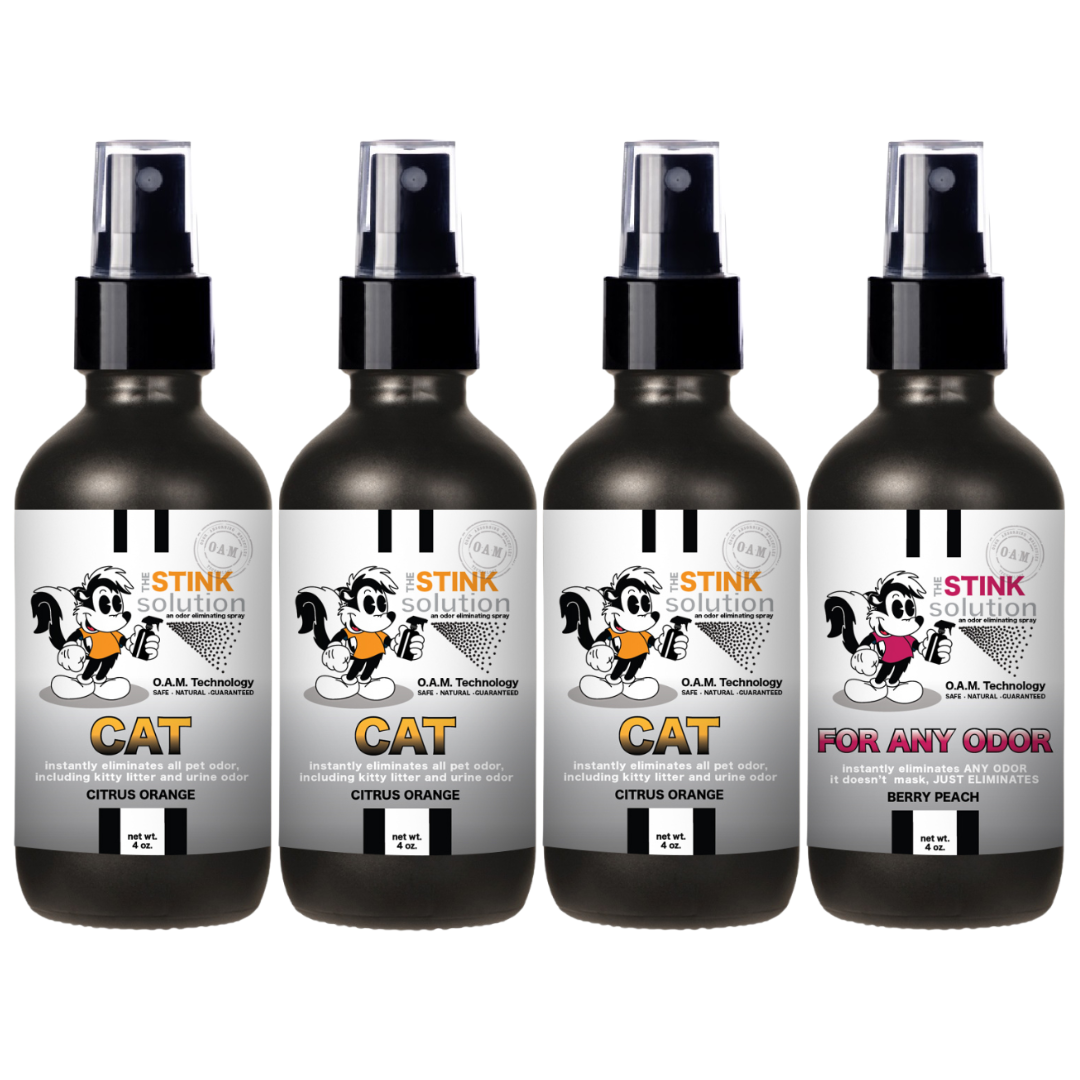 Buy 3 Get 1 FREE - Pet Sampler Set 4 oz Odor Eliminating Sprays