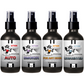 4 oz. Odor Sampler Set: 4 Odor Eliminating Sprays (Auto Midnight, Smoker Bamboo Teak, Citrus Orange, and Unscented). Natural, safe, non-toxic, enzyme-free odor eliminating spray. Multi-purpose use for any odor: smoke, urine, food, sweat, and more. Safe to spray anywhere: homes, cars, furniture, bathroom, carpet, and more.