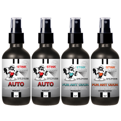 Natural, safe, non-toxic, enzyme-free odor eliminating spray. Multi-purpose use for any odor: smoke, urine, food, sweat, and more. Safe to spray anywhere: homes, cars, furniture, bathroom, carpet, and more.