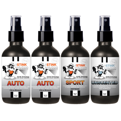 Buy 3 Get 1 FREE - Auto Sampler Set 4 oz Odor Eliminating Sprays