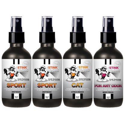 Buy 3 Get 1 FREE - Sport Sampler Set 4 oz Odor Eliminating Sprays